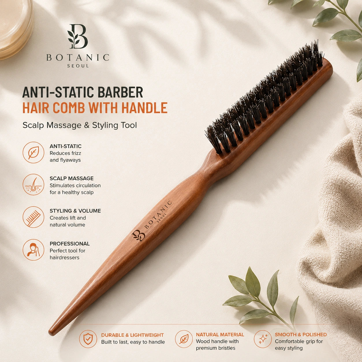 Anti-Static Scalp Massage Brush